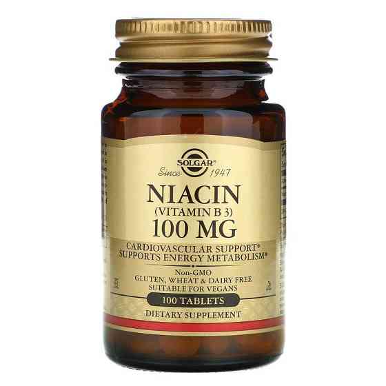 Вітамін В3 (Niacin) 100 мг 100 таблеток Київ
