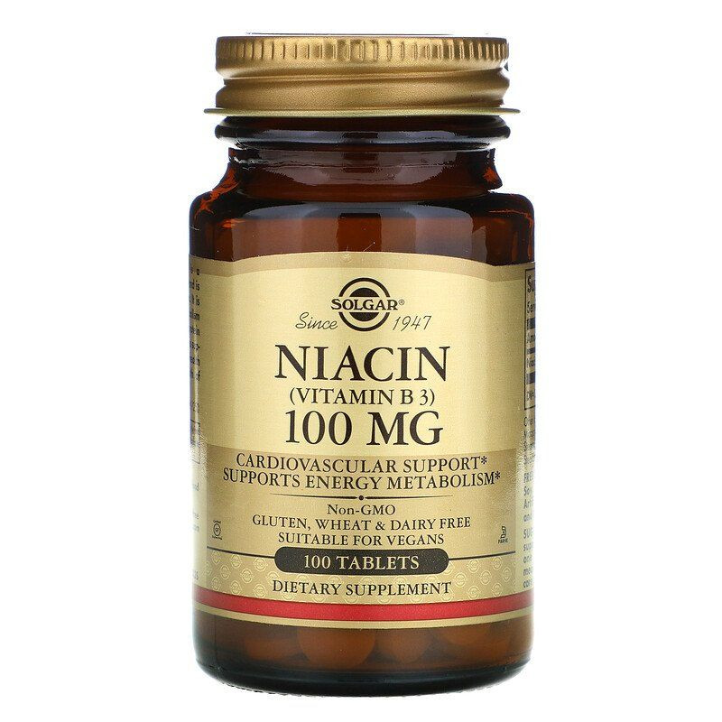 Вітамін В3 (Niacin) 100 мг 100 таблеток Київ - фото 1