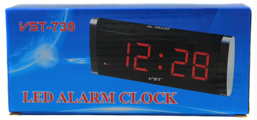 Годинники електронні VST-730, салатове світіння Дніпро - фото 2
