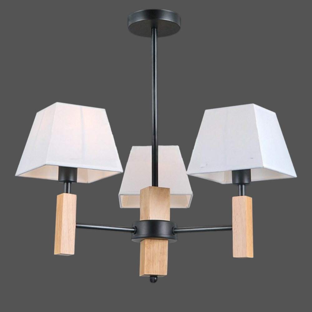 VALESO Люстра класична для вітальні VALESO V15-3 чорна Коломыя - изображение 1