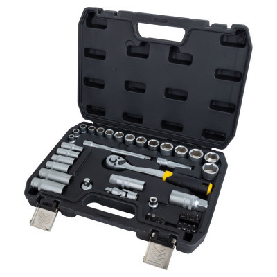 Набор инструментов Sigma насадок торцевых и бит 3/8" 39шт CrV mid (6003601) Винница - изображение 1