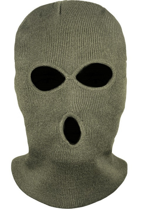 Універсальна Тактична Балаклава зимова з 3 отворами Mil-Tec від Sturm (12114001) Olive Нововолинськ - фото 3