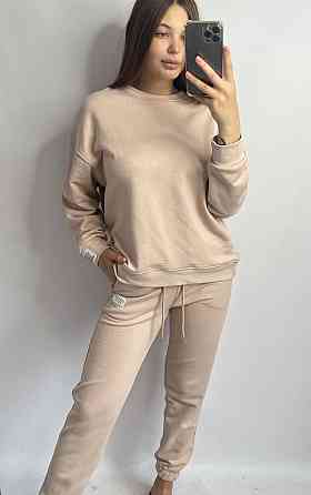 Костюм спортивний жіночий трикотажний Бежевий M/L Харків