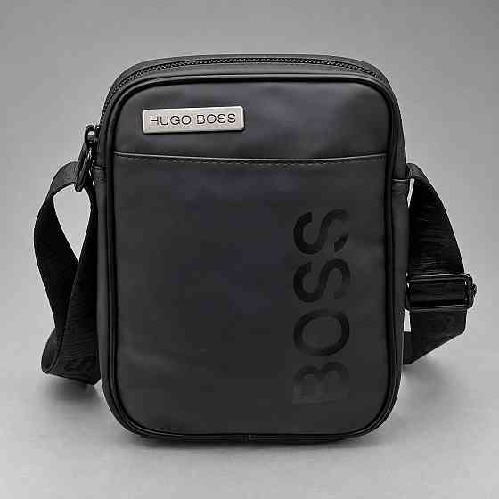 Брендовая мужская борсетка, сумка на плечо Hugo Boss (E-08) Киев