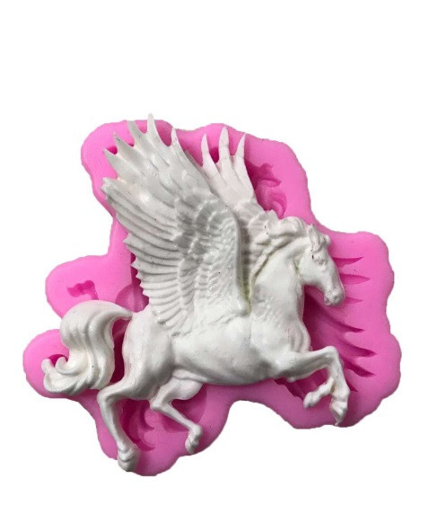Молд силиконовый Пегас 85 на 89 мм розовый Киев - изображение 4