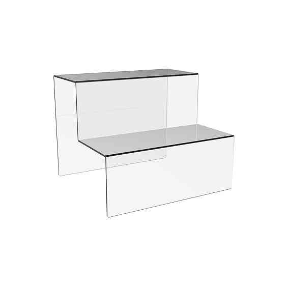 Горка EKOSTAR под товар на 2 ступеньки из акрила 230х200х180 Киев