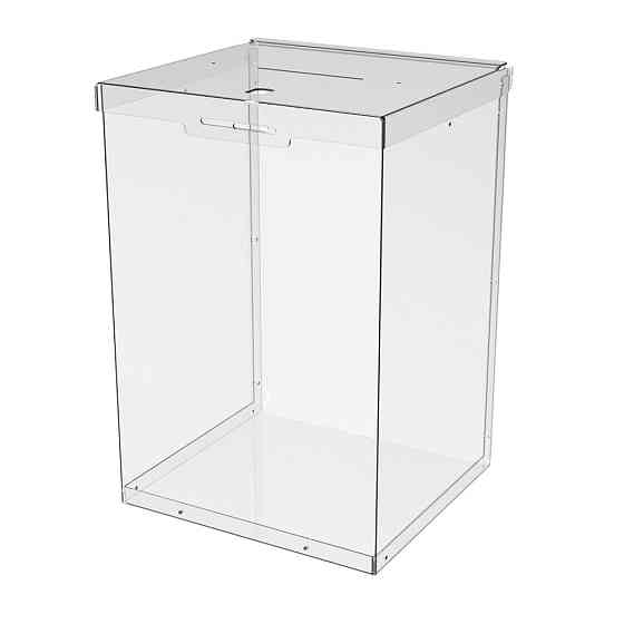 Ящик EKOSTAR с замком для пожертвований и сбора денег 220x200x320. Объем 14 литров Киев