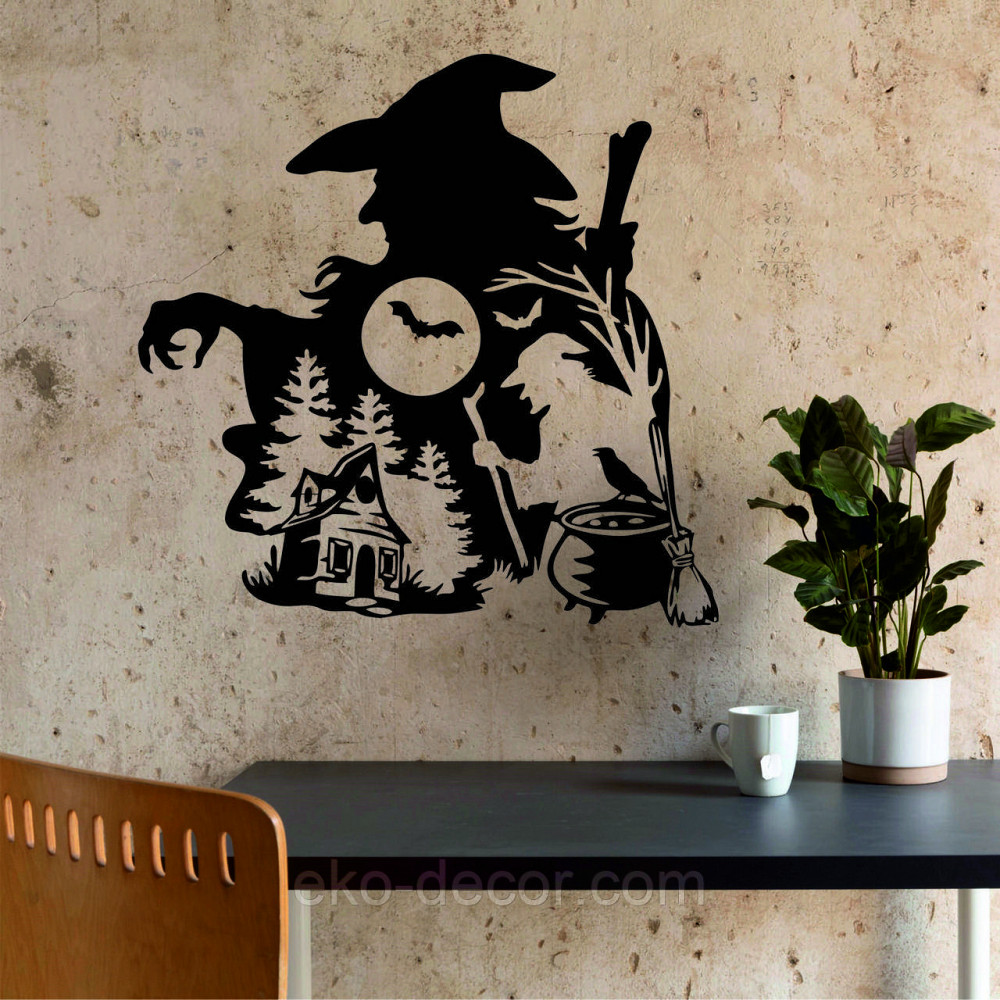 Декоративное настенное Панно «Хеллоуин», Декор на стену 90*90 см, Черный Киев - изображение 7