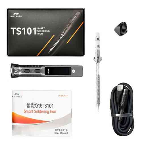 Портативный программируемый паяльник TS101 65Вт Киев