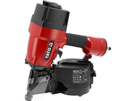 Цвяхозабивач пневматичний YATO для цвяхів h= 45-90 мм, при тиску 6,2-7,5 Bar, магазин- 225 шт [2] Одесса
