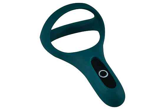 Подвійне ерекційне кільце Fun Town Rise Turquoise, керування зі смартфона Sex Aura Київ