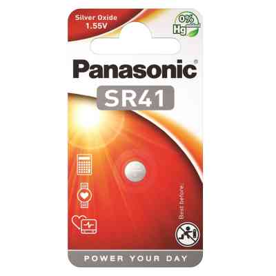 Батарейка SR41 (392, V392, D392) Silver Oxide Panasonic (SR-41EL/1B) Винница