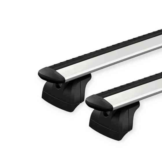 Багажник універсальний на інтегровані рейлінги (120 см до 75кг) алюміній, аеродинамічний ль, із замком Мукачево