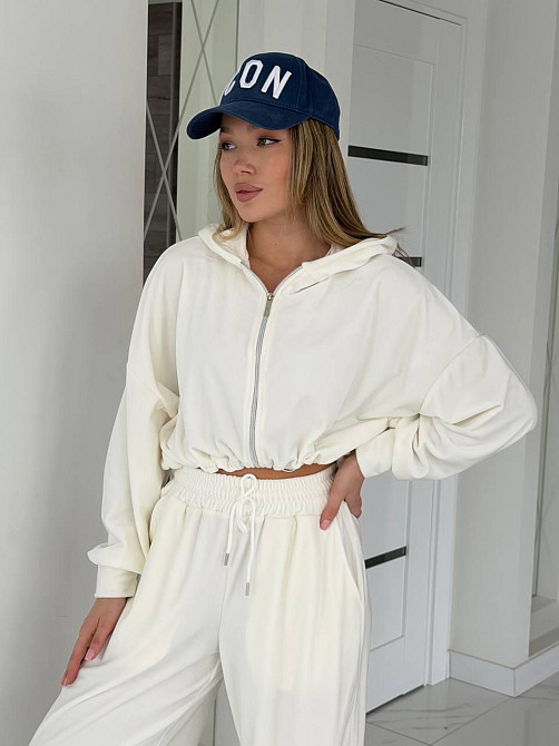 Жіночий сильний повсякденний велюровий костюм двійка Одеса - фото 4