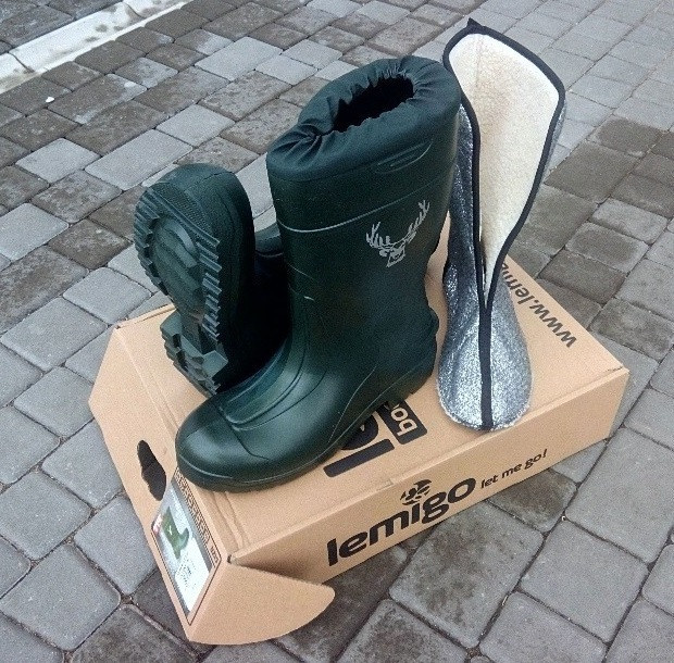 Зимние Сапоги с вкладышем для Рыбалки ,Охоты до -50 градусов Lemigo 