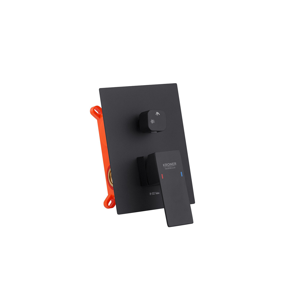 Набір 2 в 1 душова система Kroner Edelstahl Kubus-SCH082+ змішувач Edelstahl Kubus-SCH010 Київ - фото 4