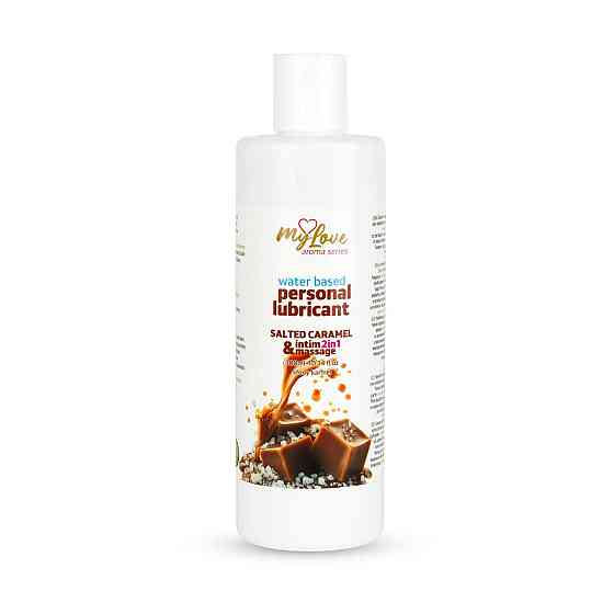 2в1 лубрикант та масажний гель - MyLove Aroma Series Intim&Massage Salted Caramel, 300 мл Sex Aura Київ