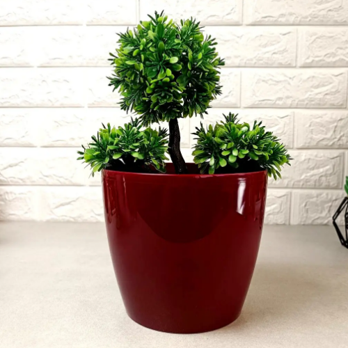 Вазон Магнолія 30см бордовий Ламела Житомир - фото 3