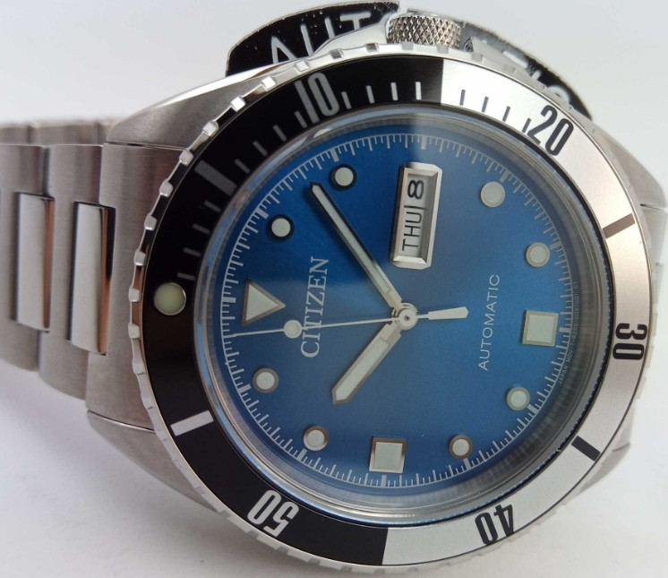 Японський чоловічий годинник Citizen NH7530-52M сапфір, механіка 21 камінь. Київ - фото 7