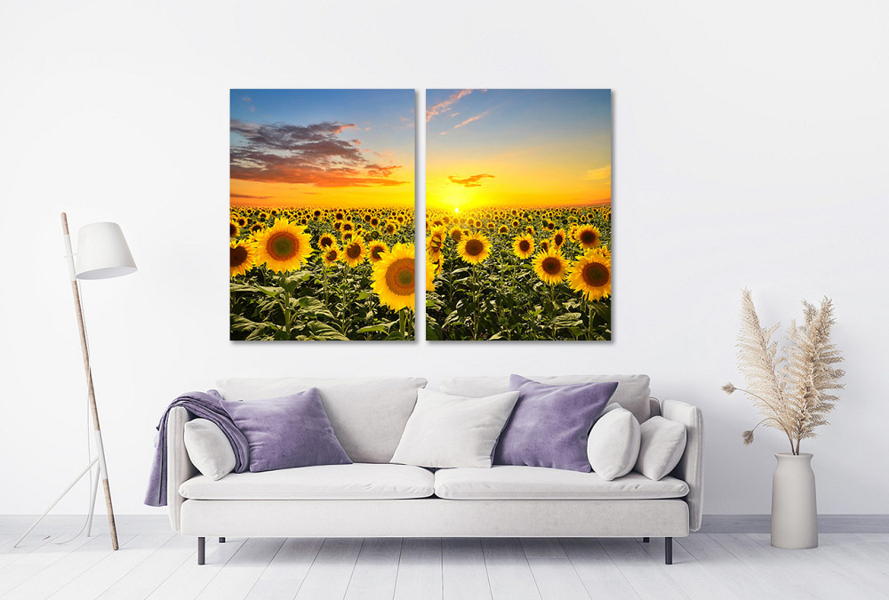 Модульная картина в гостиную / спальню   Соняшник  TLV-2_073 Київ - фото 2