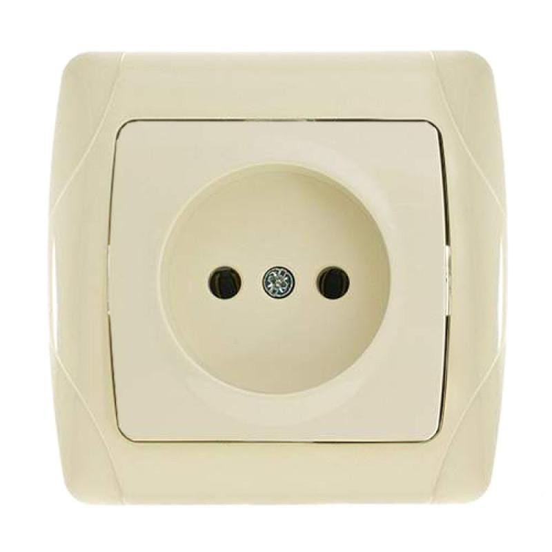 CARMEN Розетка без заземления крем Viko Харьков - изображение 1