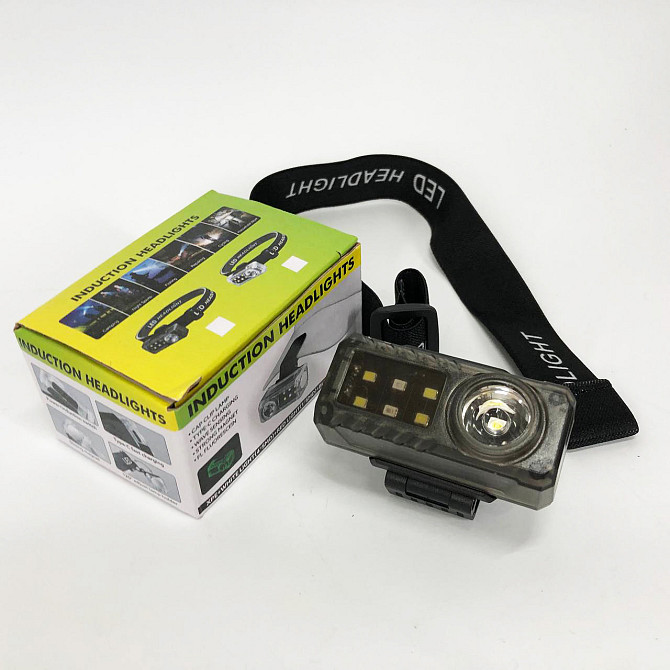 Потужний ліхтар для риболовлі YJ-A06-LED+6SMD, Ліхтар з фіксацією на голові, Ліхтарик діодний налобний MV-89 Київ - фото 10