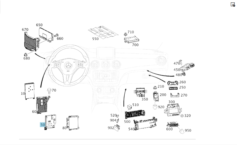 Mercedes-Benz  A2465452740 Кронштейн блоку запобіжників CLA Shooting Brake X117 CLA C117 GLA X156 A-class W176 B-class W242 B-class W246 Одесса - изображение 2
