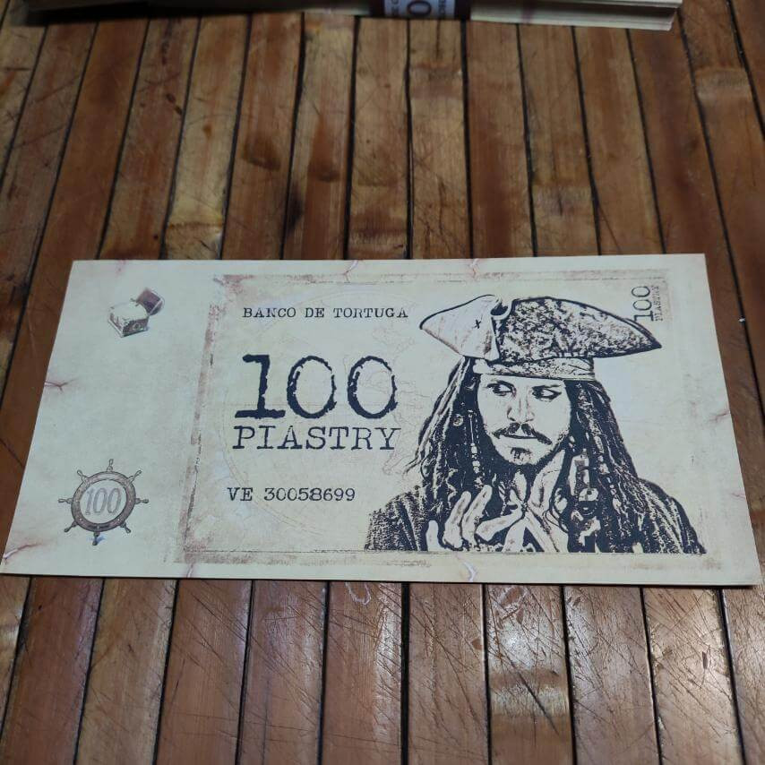 Піратські гроші 100 піастрів сувенірні Київ - фото 5
