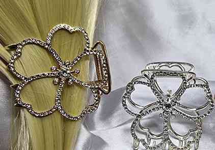 Шпилька для волосся краб Квіти Київ