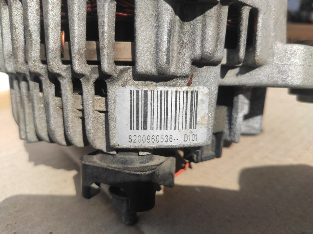 Генератор 210A Renault Trafic 2.0 DCi 2007-2013 (8200960536) Ковель - изображение 2