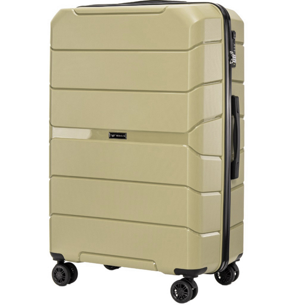 Валіза поліпропіленова WINGS PP06 велика 78 см шампань Київ - фото 1