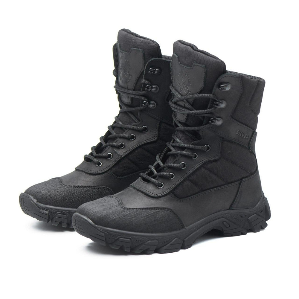 Тактичні берці Б6 чоловічі чорні - водонепроникні, вологостійкі, міцні, армійське взуття ЗСУ 41 (27) Харків - фото 2