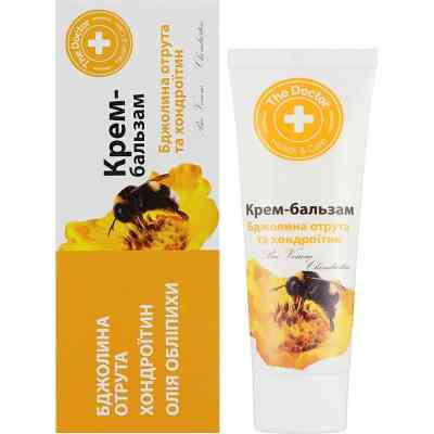 Бальзам для тіла Домашній Доктор Бджолина отрута і хондроїтин 75 мл (4823015926525) Вінниця
