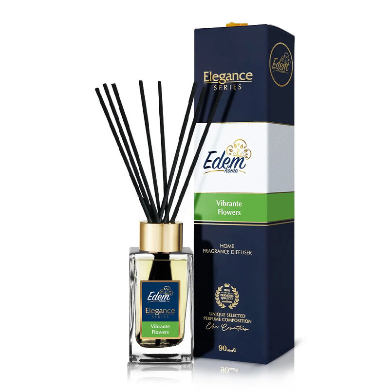 Аромадиффузор с палочками Edem Elegance - Vibrante Flowers 90мл Львов - изображение 1