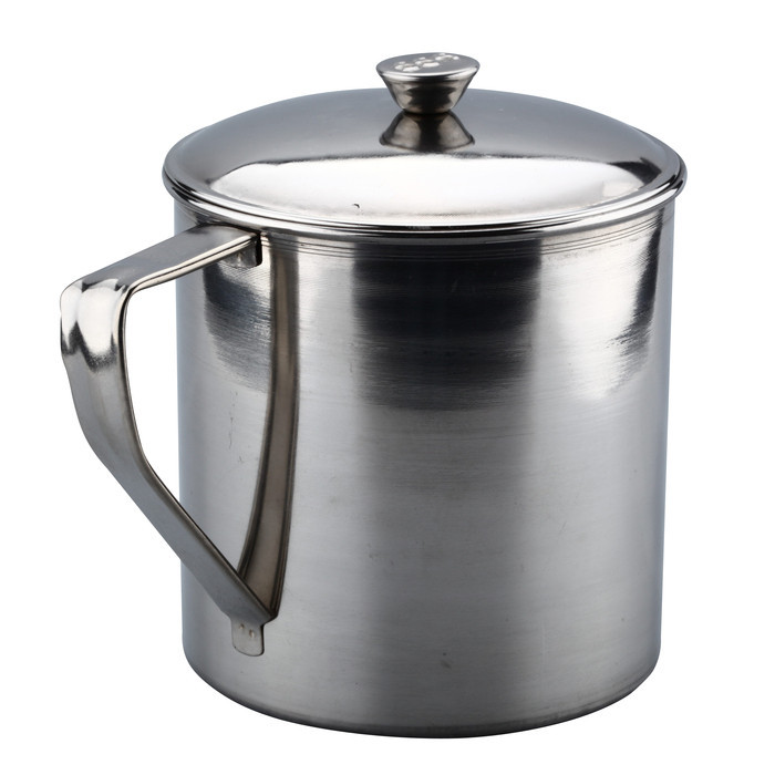 КРУЖКА НЕРЖАВІЮЧА З КРИШКОЮ СТАНДАРТ V 1,4 Л Ø 13 СМ (ШТ) 0209 ABA-OPT Одеса - фото 1