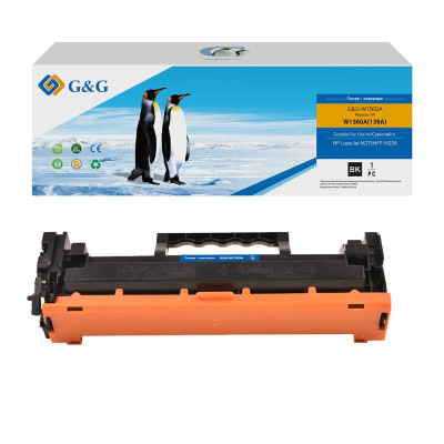 Картридж G&G HP 136X LJ M211/M212/M236 Black (2600 ст) AO-чип (G&G-W1360X_NC) Винница - изображение 2