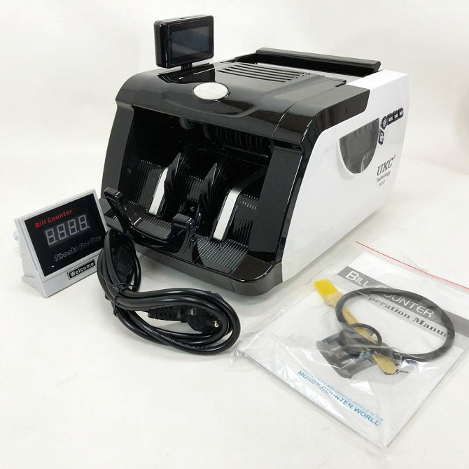 Рахункові машини Bill Counter GR-6200, Машинка для перевірки доларів, Гарна лічильна машина PI-360 для грошей Київ - фото 6