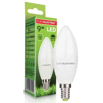 Лампочка EUROELECTRIC LED CL 9W 900Lm E14 4000K (LED-CL-09144(EE)) Вінниця