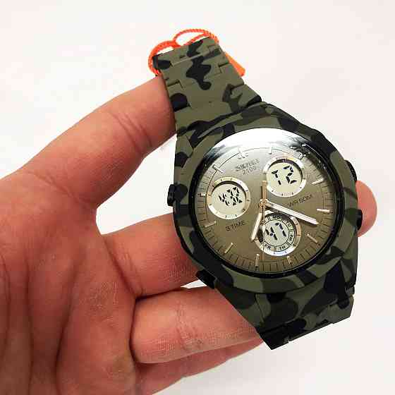 Армійські електронні годинники SKMEI, Практичні чоловічі годинники Армійські протиударні RO-27 Івано-Франківськ