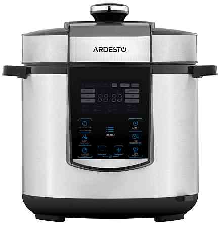 Мультиварка-скороварка ARDESTO, 900Вт, чаша-6л, електронне керув., книга рецептів, метал/пластик, сірий Київ