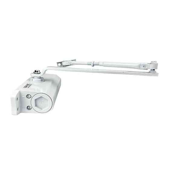 Доводчик дверей 45-75 кг SEVEN DC-7743 white Київ