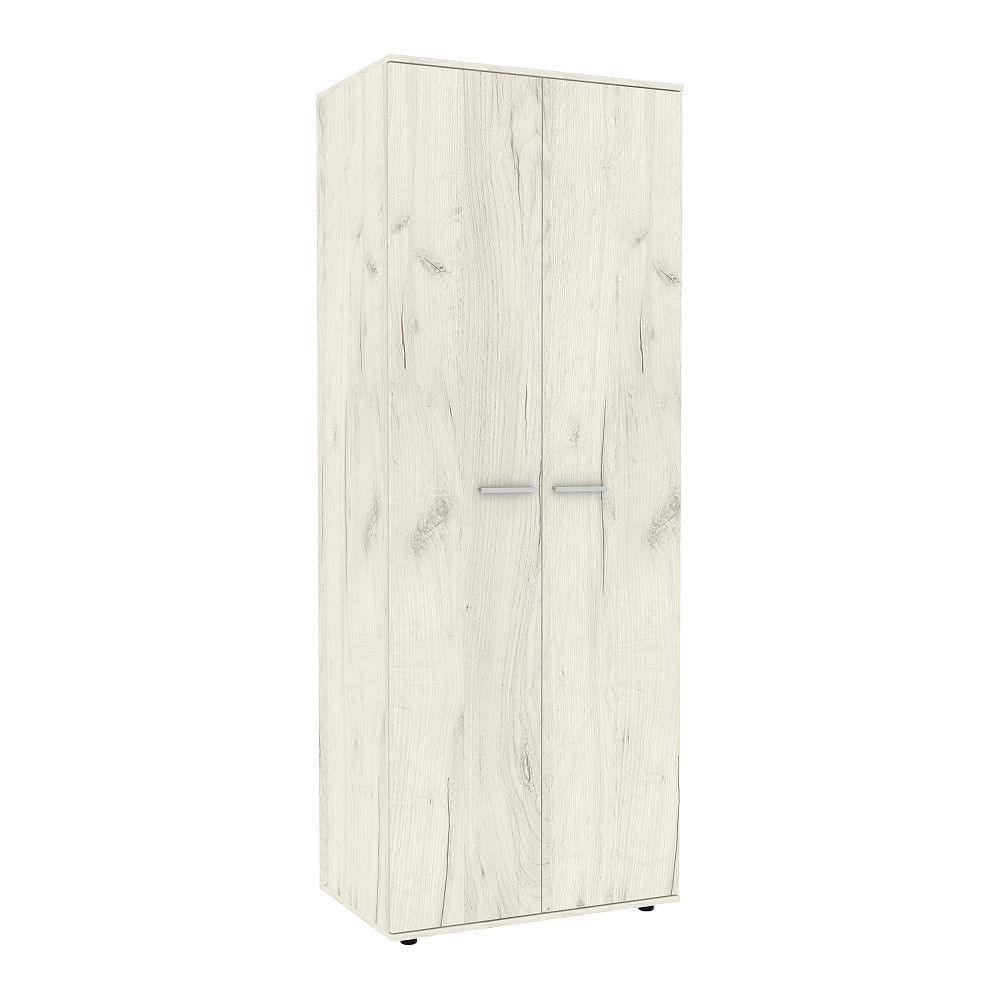 Шкаф для одежды Hugo H-1, Дуб Крафт Білий, 800/520/2120 Львов - изображение 1
