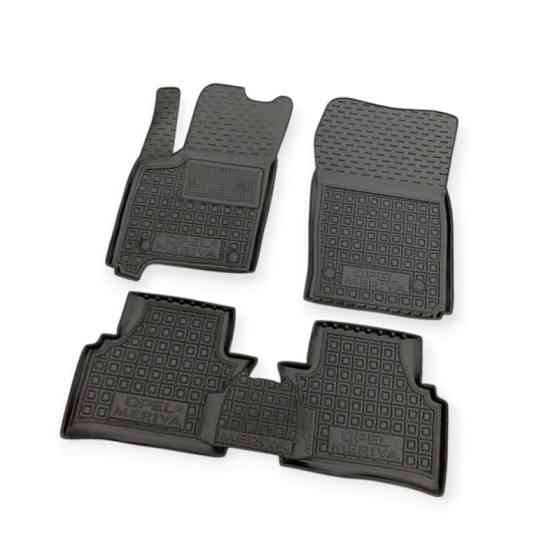 Килимки Опель meriva a 2002-2010 борт 2,5см, з перемичкою салону Мукачево