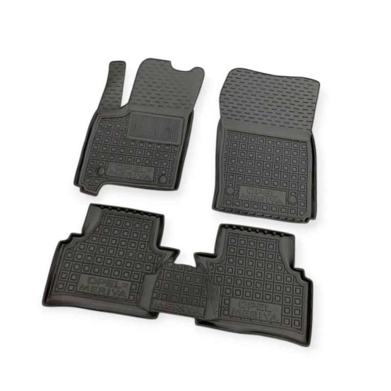 Килимки Опель meriva a 2002-2010 борт 2,5см, з перемичкою салону Мукачево - фото 1