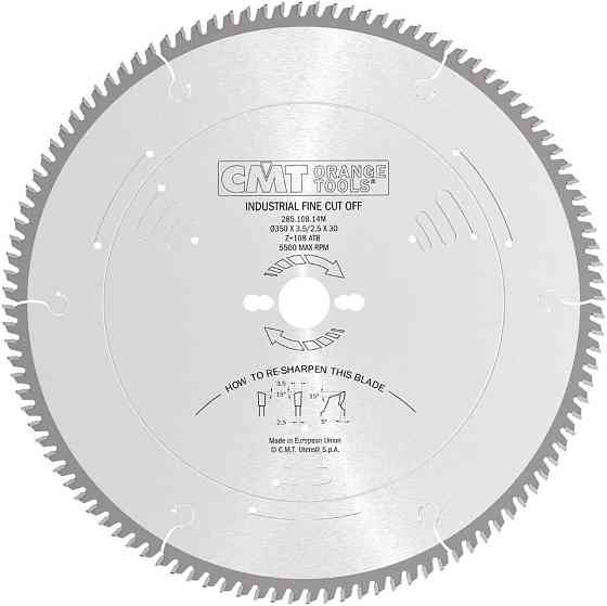 Пильний диск по дереву CMT 350x30x108z K3.5/2.5 (285.108.14M) Одеса