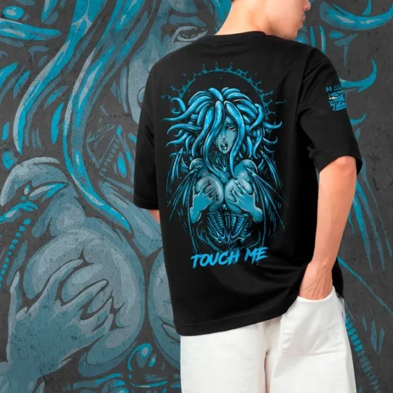 Футболка для подростка мальчика с принтом 140lan Touch me Размер 160 Anime10827 Днепр