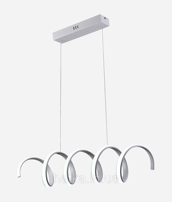 Люстра підвісна світлодіодна Sirius LCD3055 WT біла Київ - фото 3