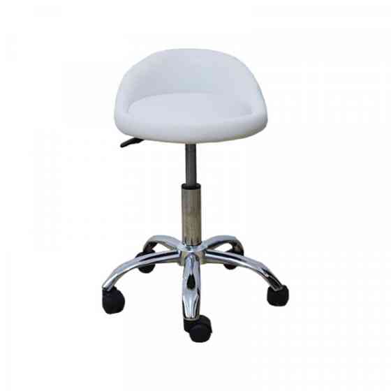 Стул на колесах со спинкой круглый Рондо Киев