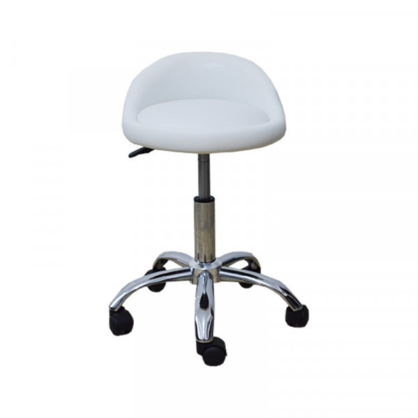 Стілець на колесах зі спинкою круглий Рондо Київ - фото 2