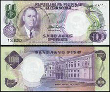 Philippines Филиппины - 100 Piso 1969 Pick 147a aUNC серия A Полтава - изображение 1